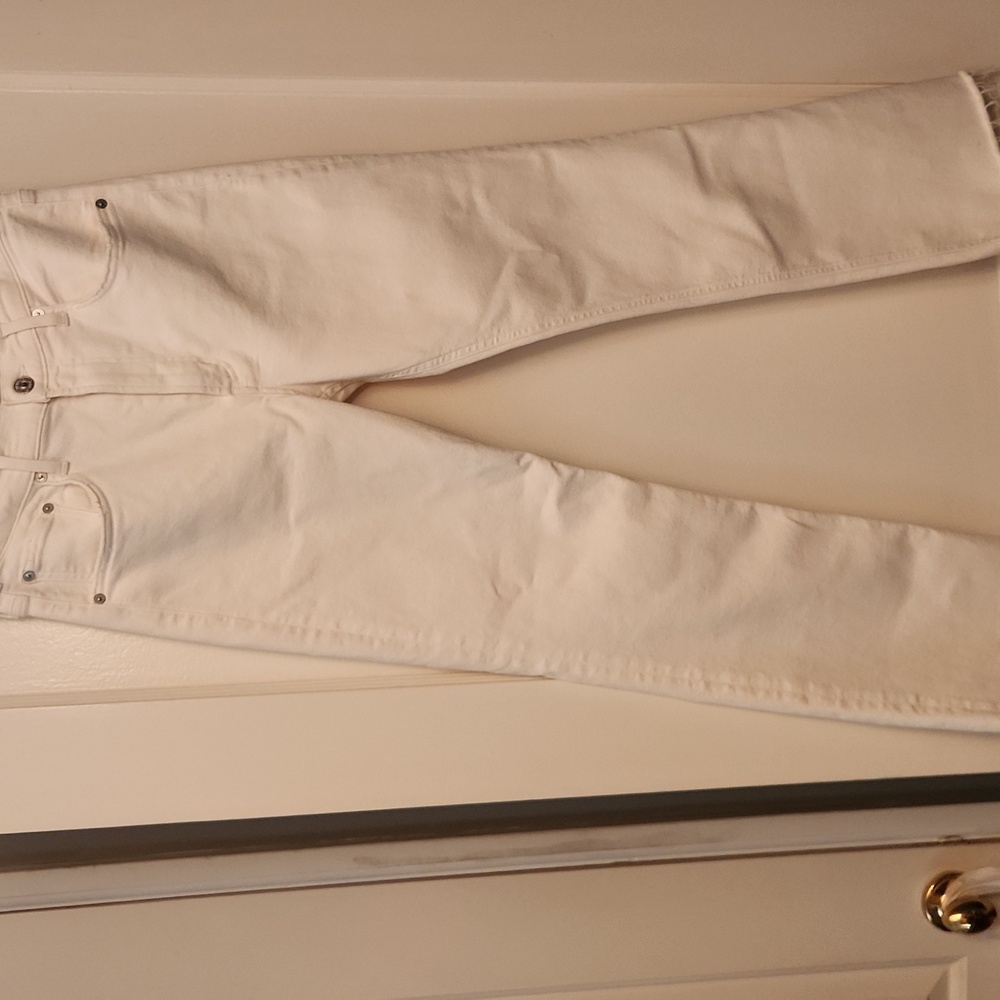 Citizens of Humanity Isola Crop Ivory Jeans